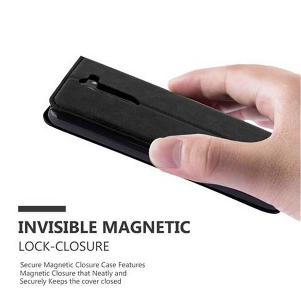 Cadorabo Cadorabo Hülle kompatibel mit LG G3 STYLUS - Schutzhülle mit Magnetverschluss, Standfunktion und Kartenfach