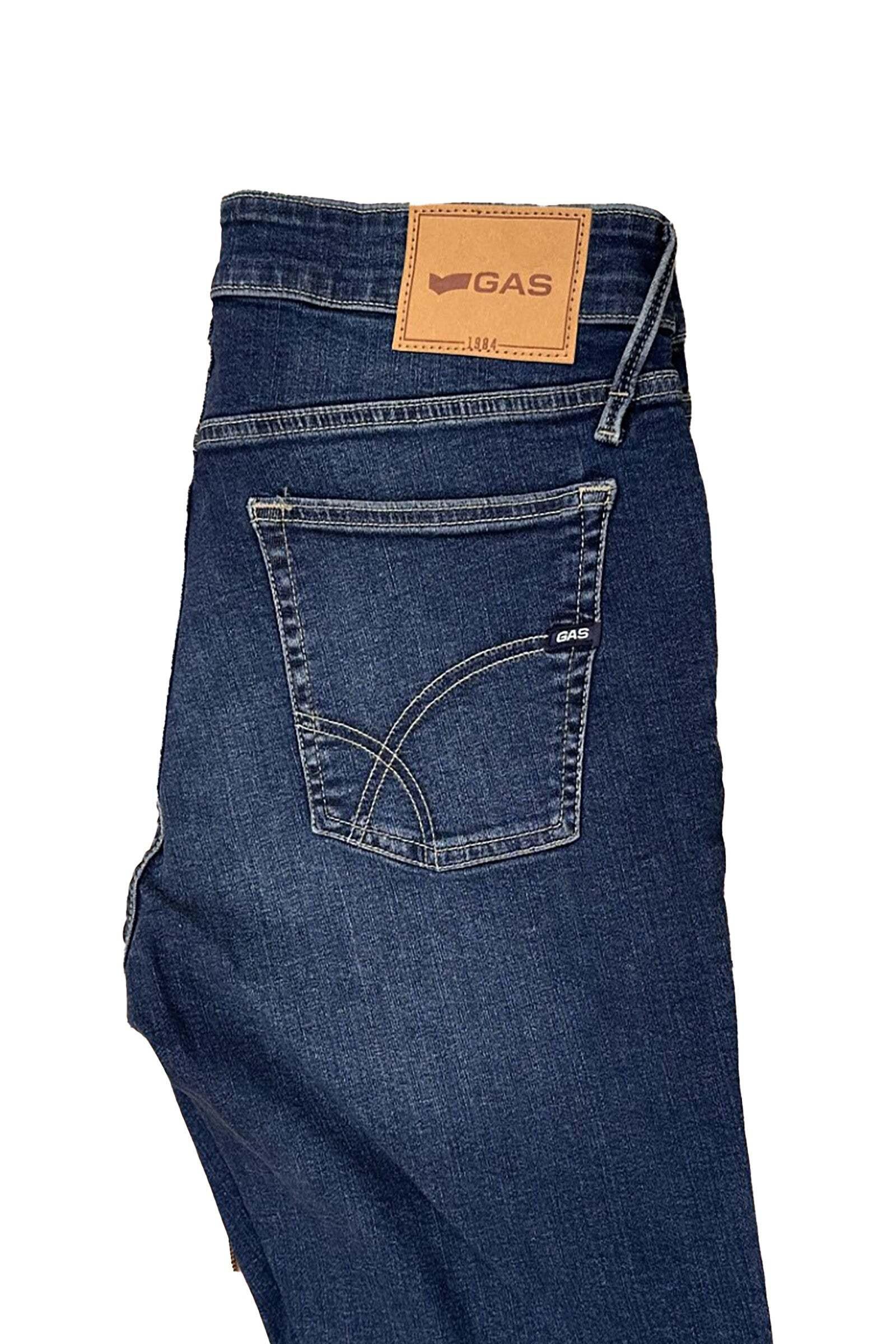 Gas Sax Zip Rev Skinny Fit Jeans