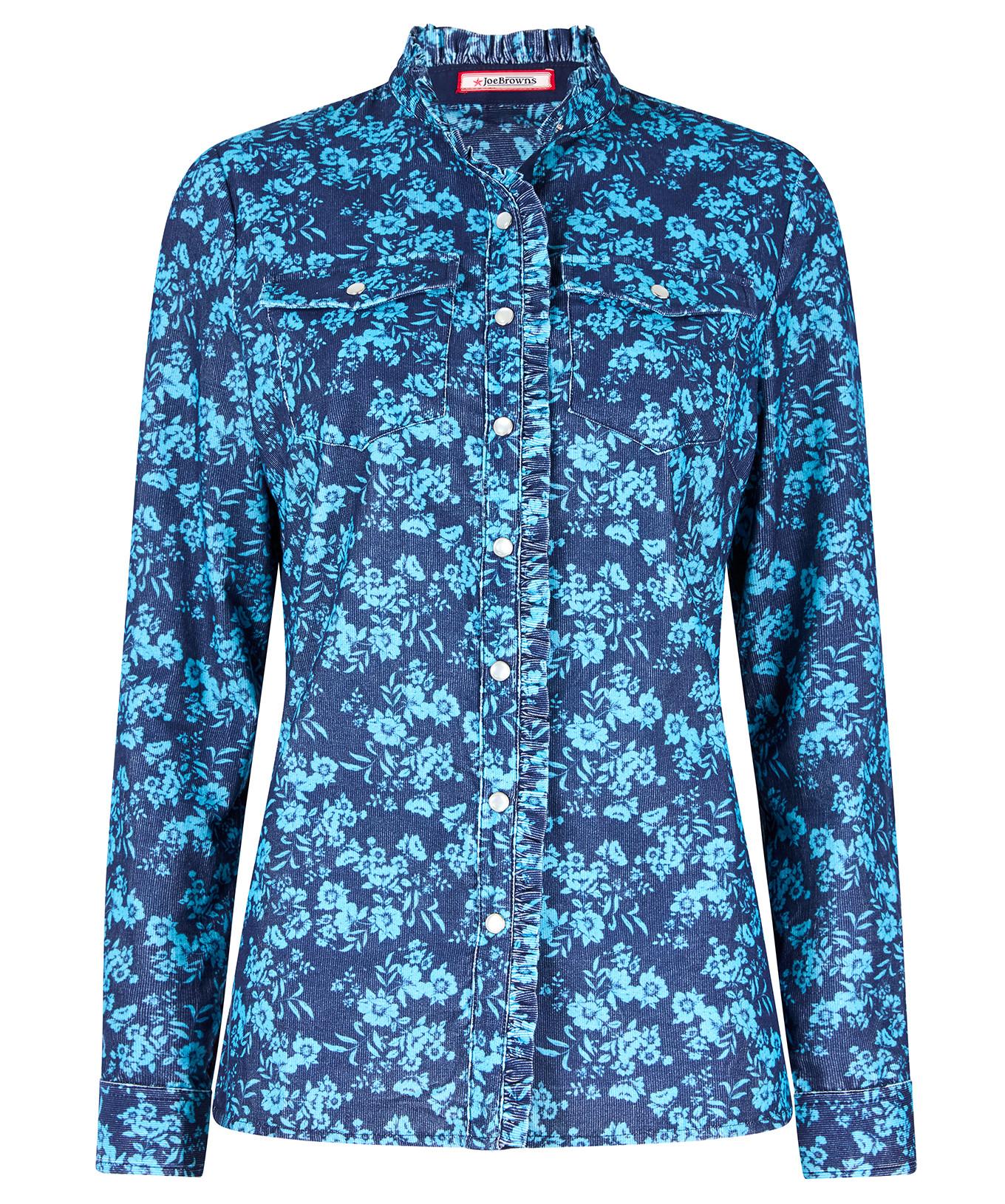 Joe Browns Vintage-inspirierte Cordbluse