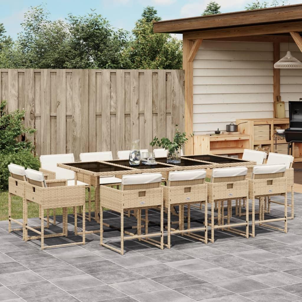 VidaXL Garten essgruppe poly-rattan