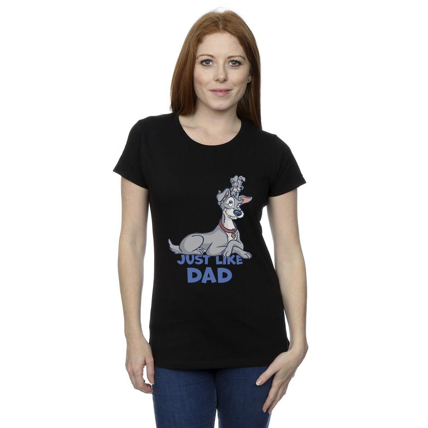 Disney Lady And The Tramp Just Like Dad T-Shirt