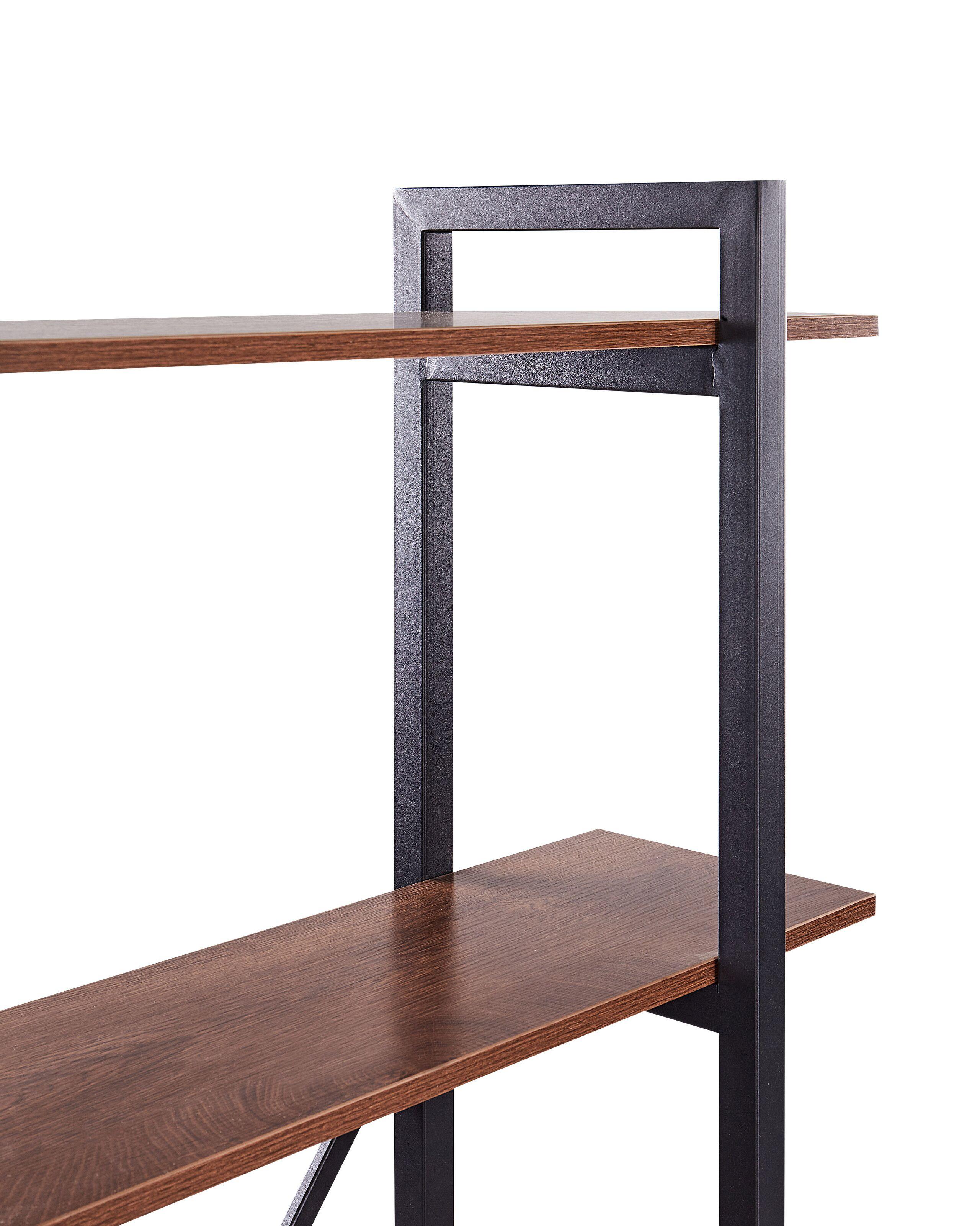 Beliani Regal mit 5 Ebenen aus MDF-Platte Industriell DARBY