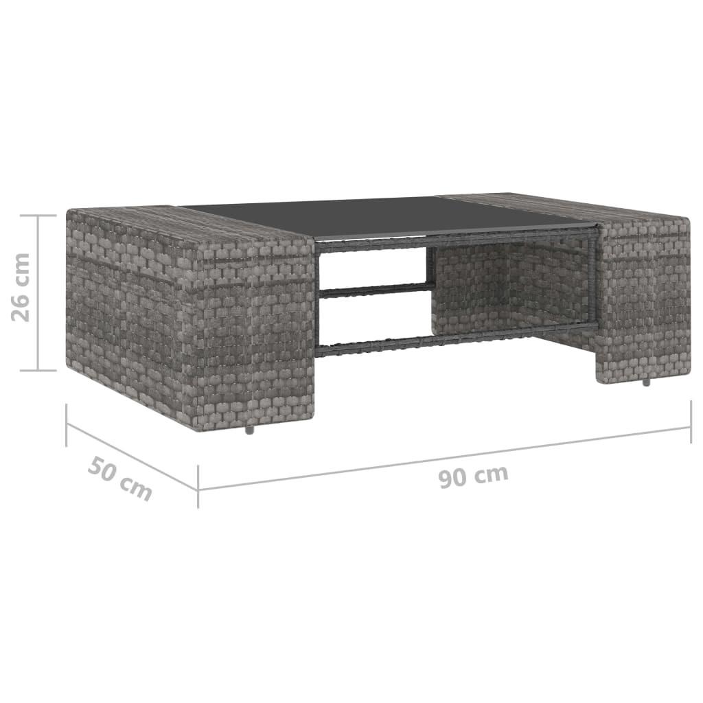 VidaXL Garten-lounge-set poly-rattan
