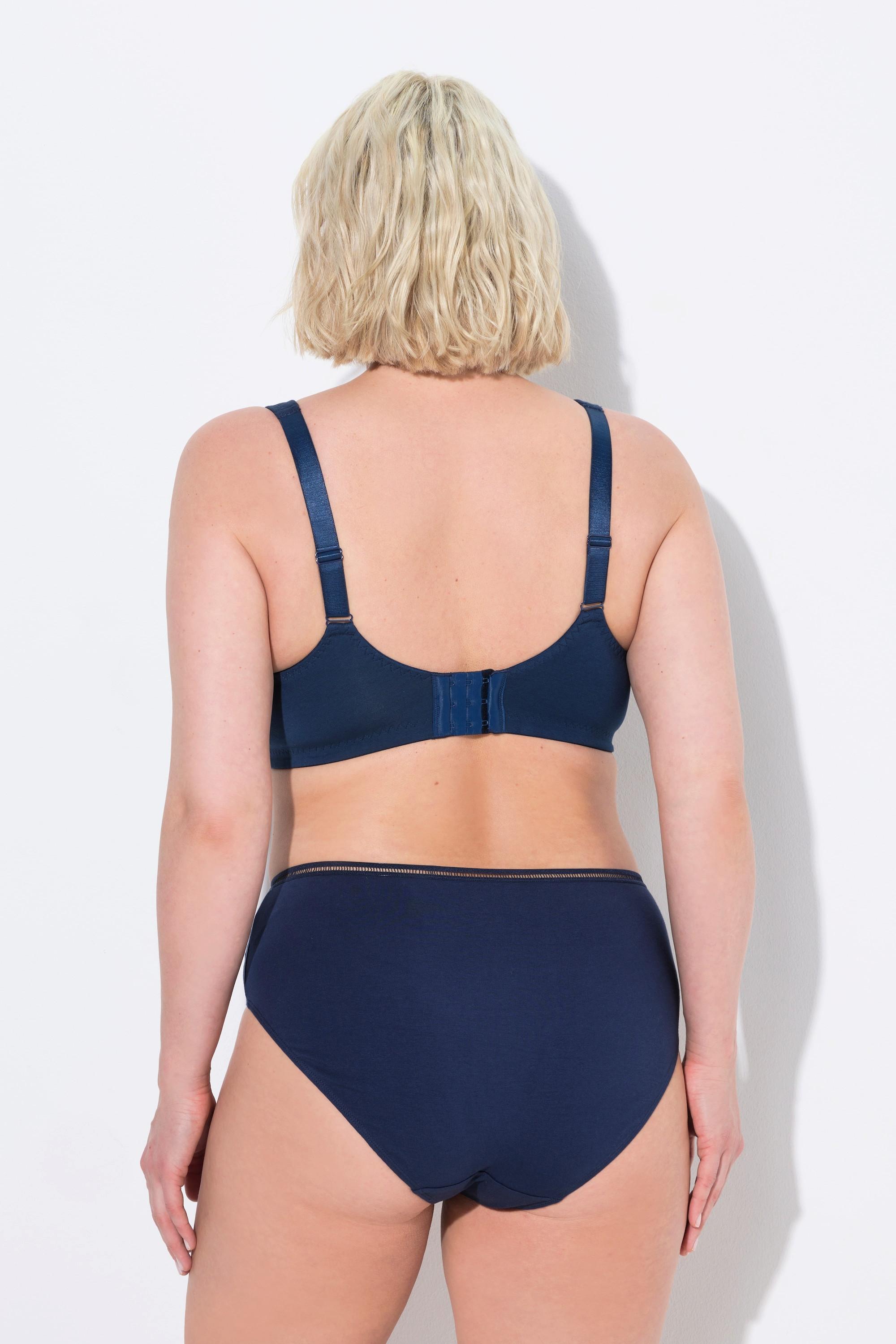 Ulla Popken Soft-BH, ohne Bügel, breite Träger, Cup C - E