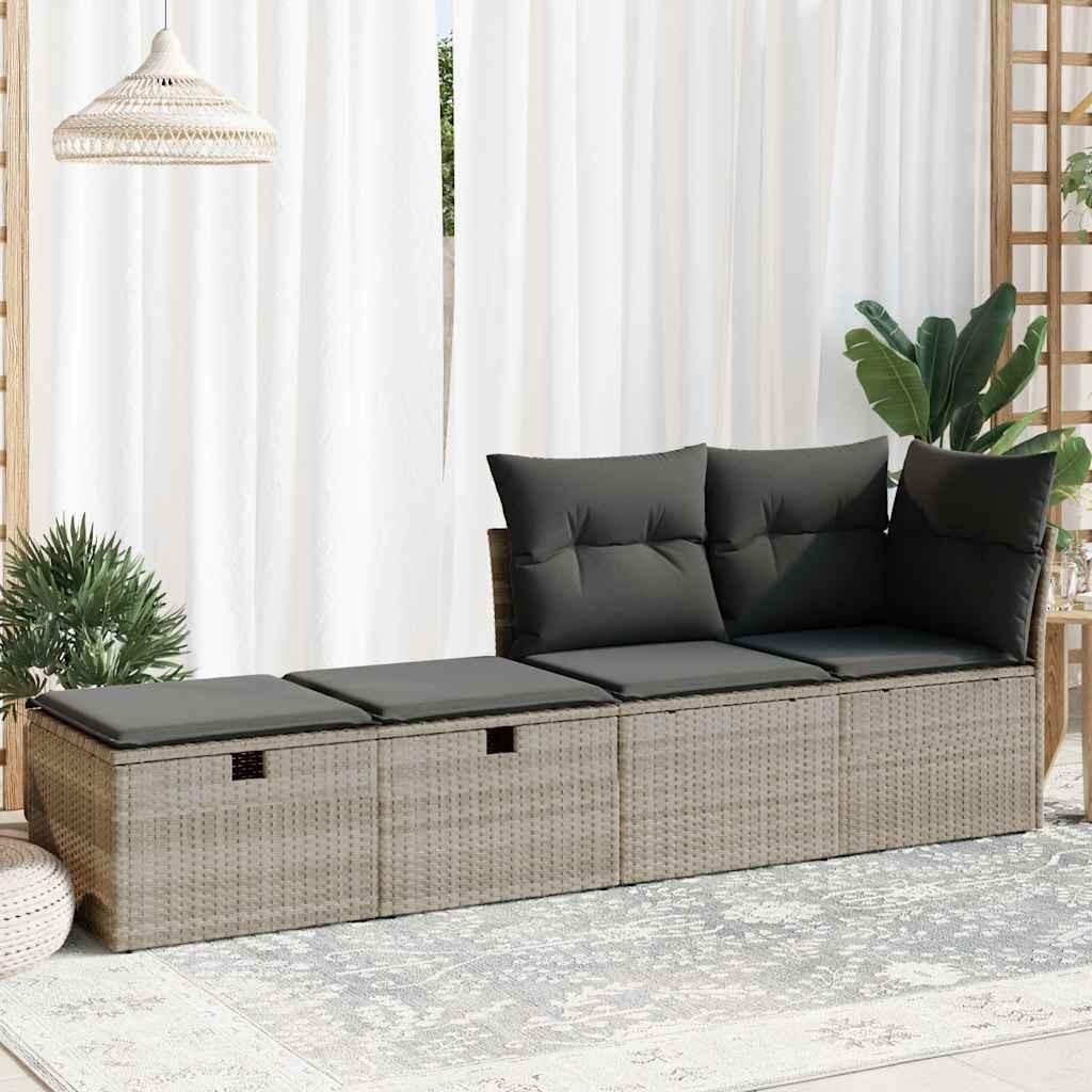 VidaXL Garten sofagarnitur poly-rattan