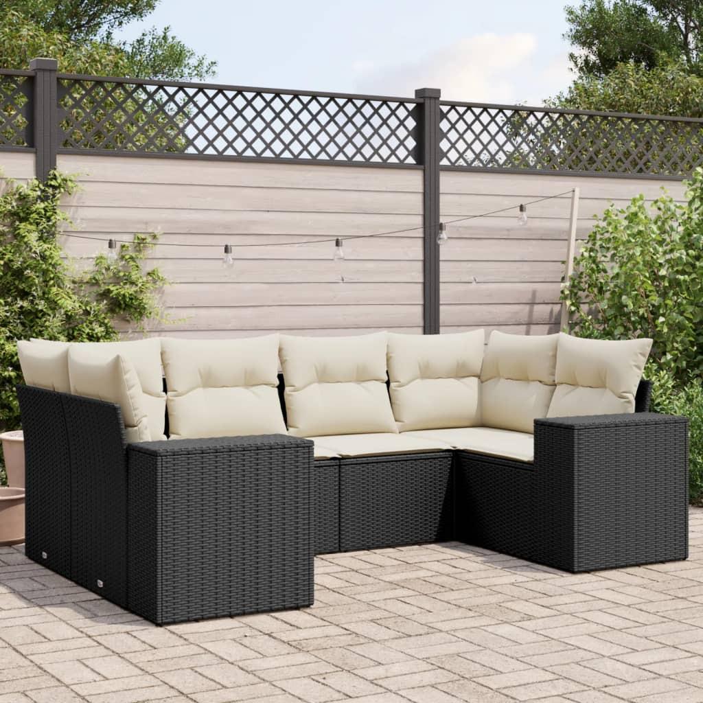 VidaXL Garten sofagarnitur poly-rattan