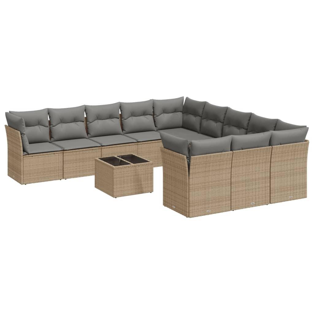 VidaXL Garten sofagarnitur poly-rattan