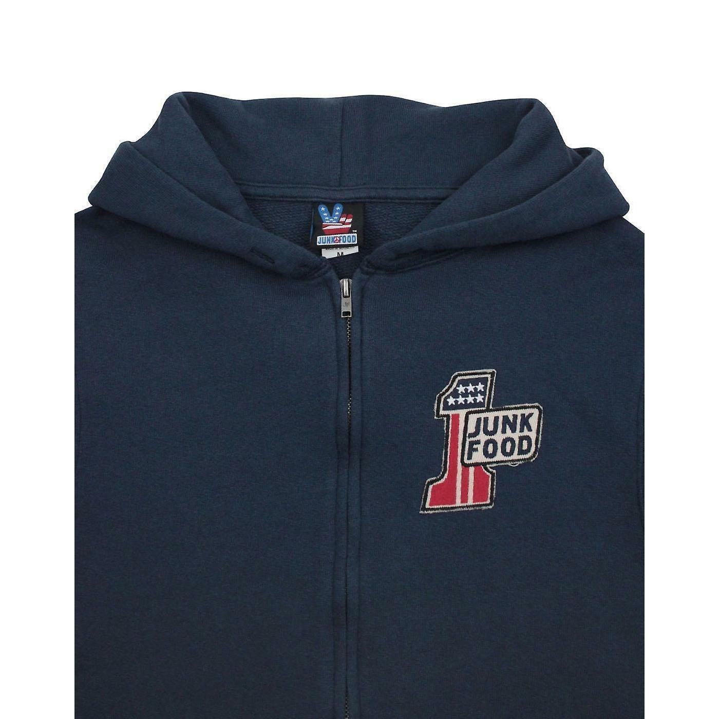Junk Food American Hoodie mit durchgehendem Reißverschluss