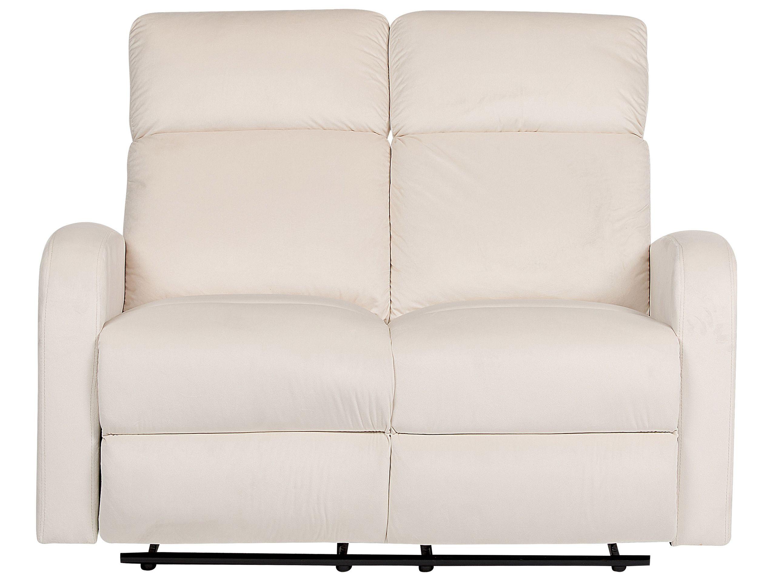 Beliani 2 Sitzer Sofa aus Samtstoff Modern VERDAL