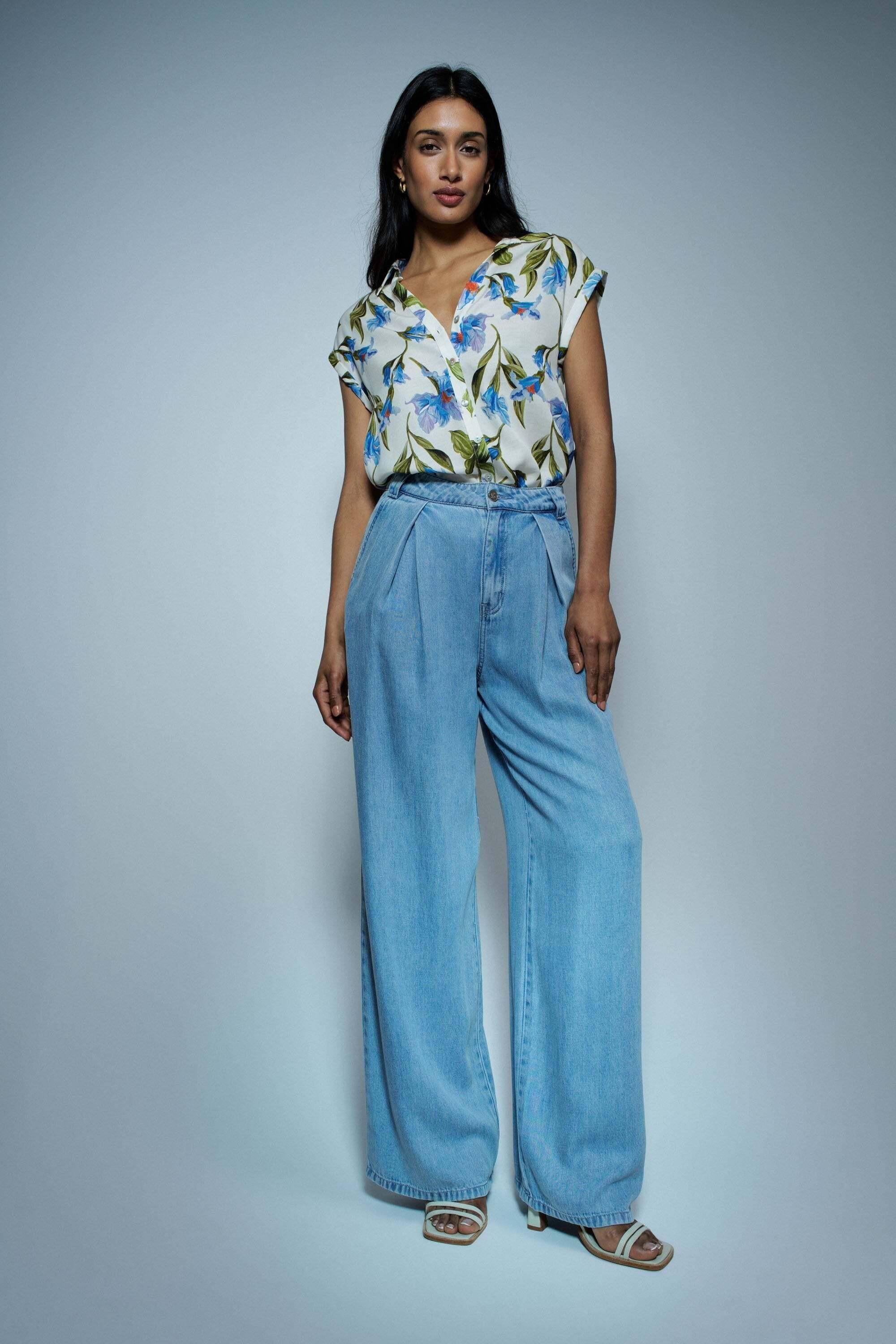 Salsa Kurzarmbluse Basic