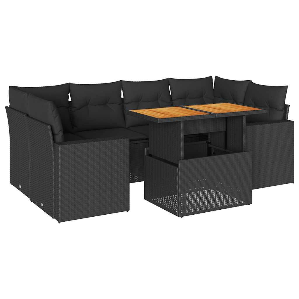 VidaXL Garten sofagarnitur poly-rattan