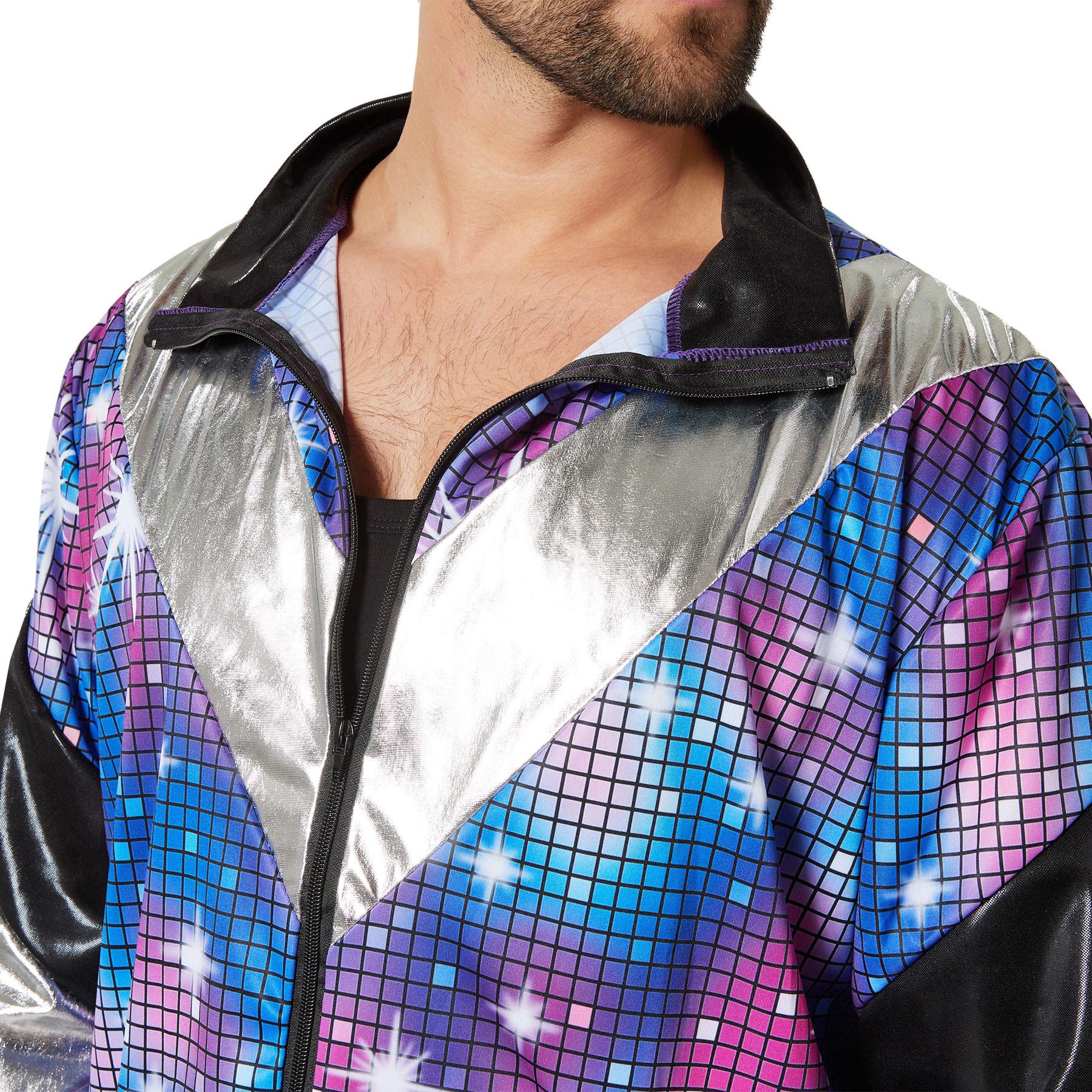 Tectake kostüm Retro 80er 90er Jahre Disco Jogginganzug