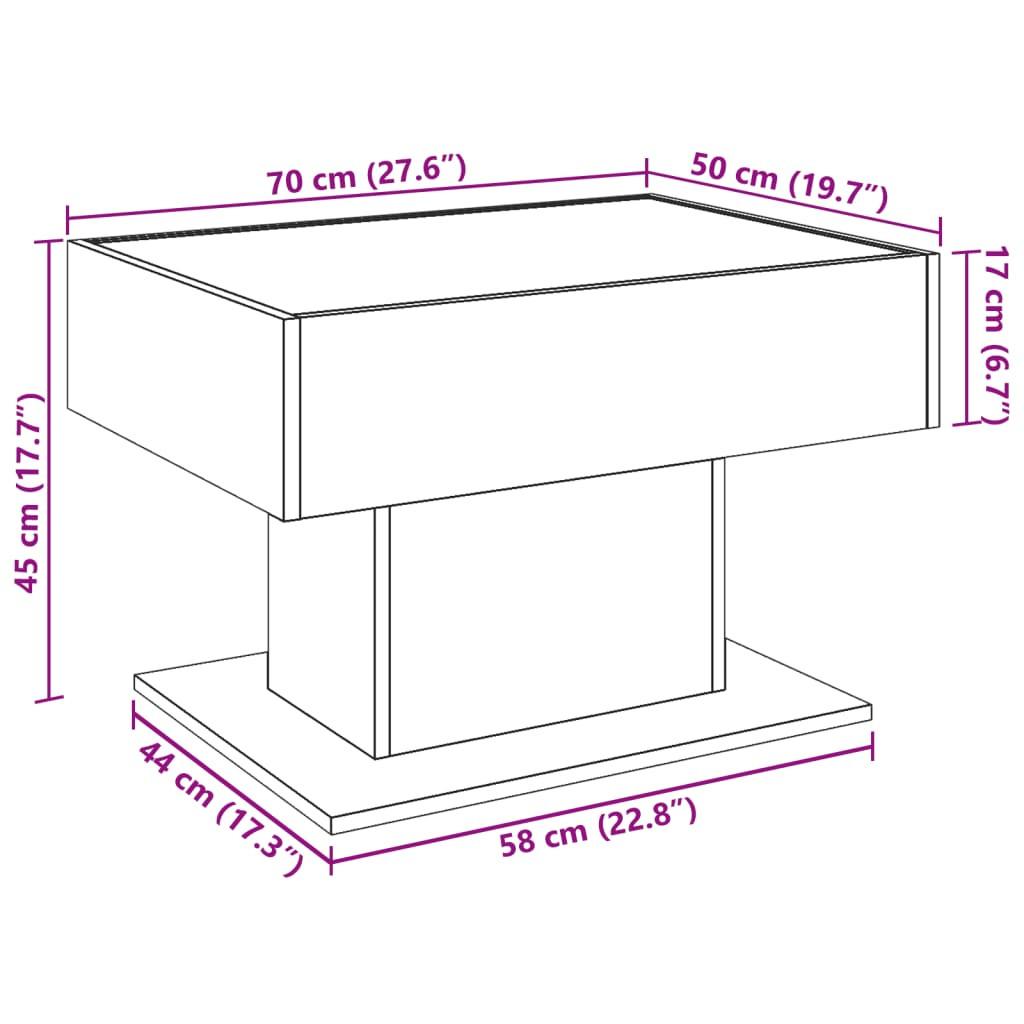 VidaXL Couchtisch holzwerkstoff
