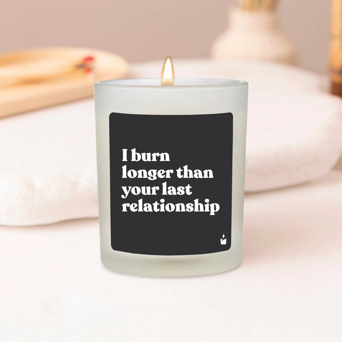 CandleHand Duftkerze Woody I burn longer than your last relationship