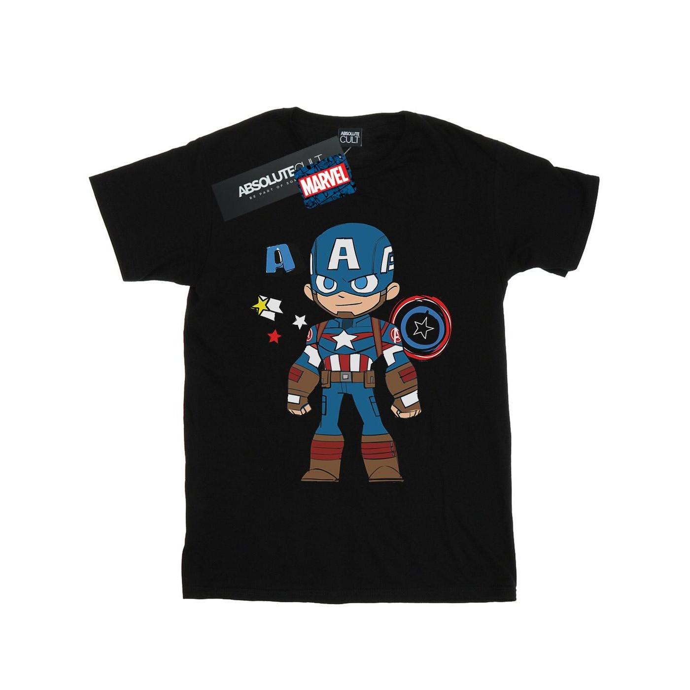 MARVEL Captain America Chibi T-Shirt