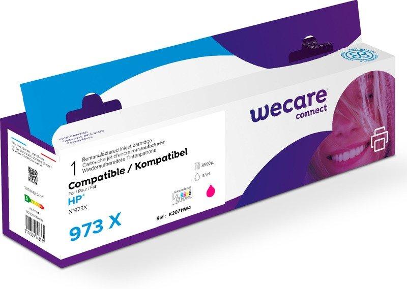 wecare WECARE Tinte 973X rebuilt magenta F6T82AEWE zu HP PW Pro 452/477 8500 S.