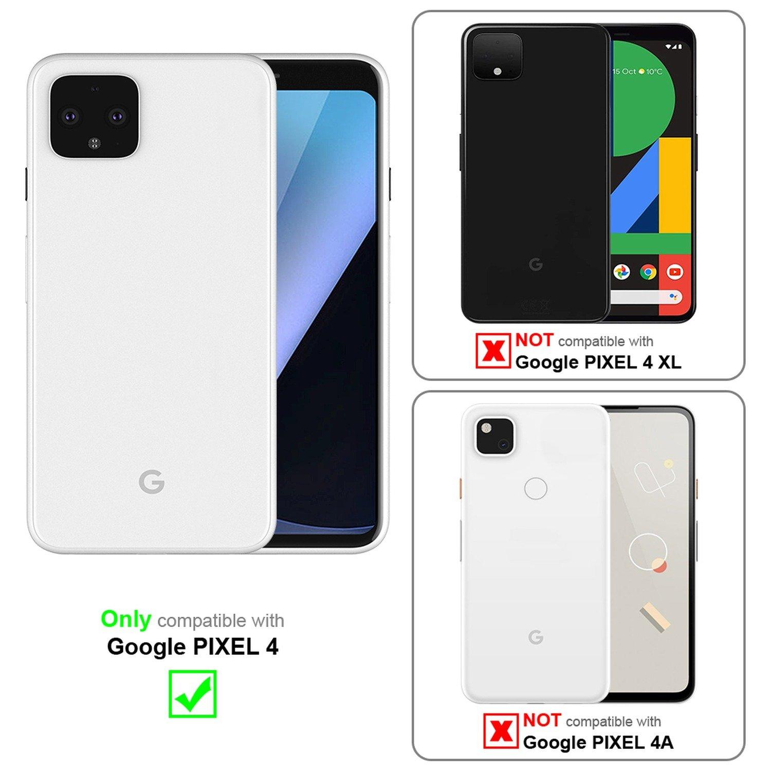 Cadorabo Hülle für Google PIXEL 4 Magnetverschluss, Kartenfach