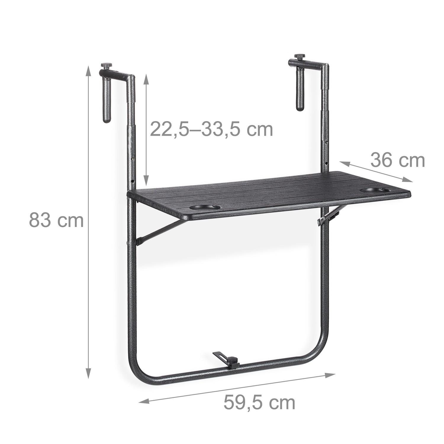 B2X Balkontisch klappbar