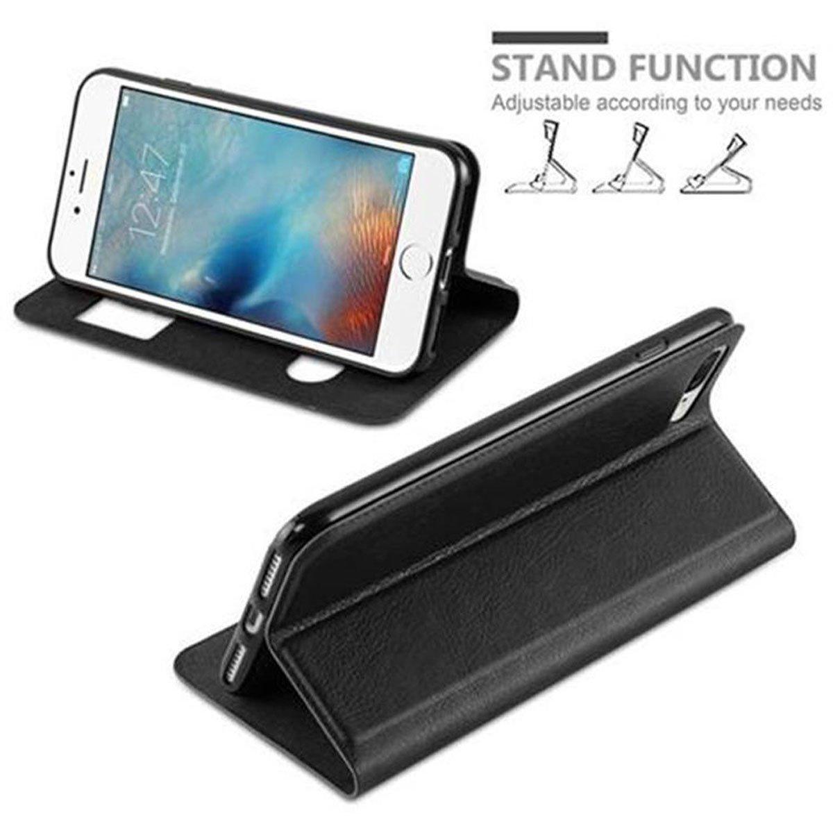 Cadorabo Hülle für Apple iPhone 7 PLUS / 7S PLUS / 8 PLUS Magnetverschluss, 2 Sichtfenstern