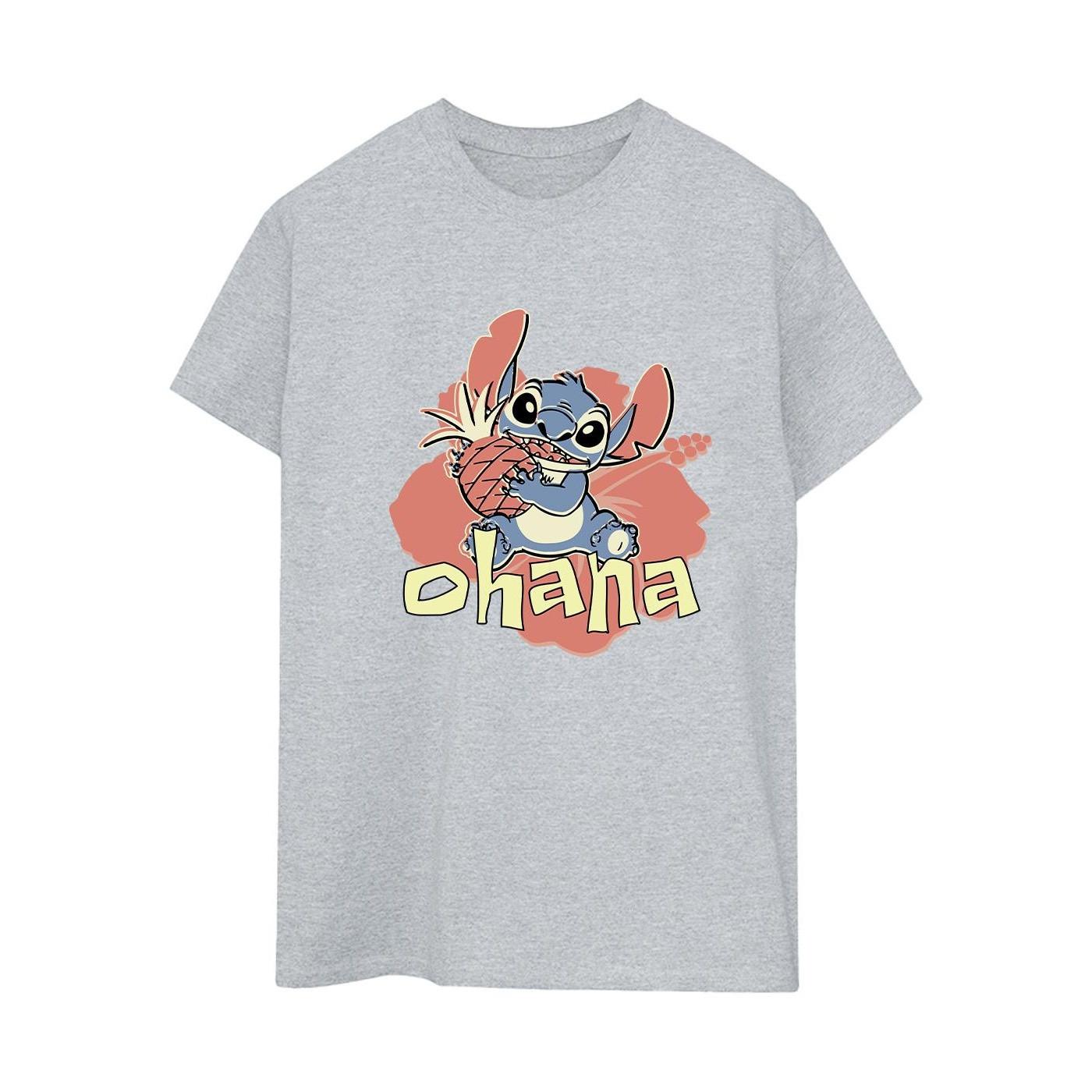 Disney Ohana Bedrucktes T-Shirt