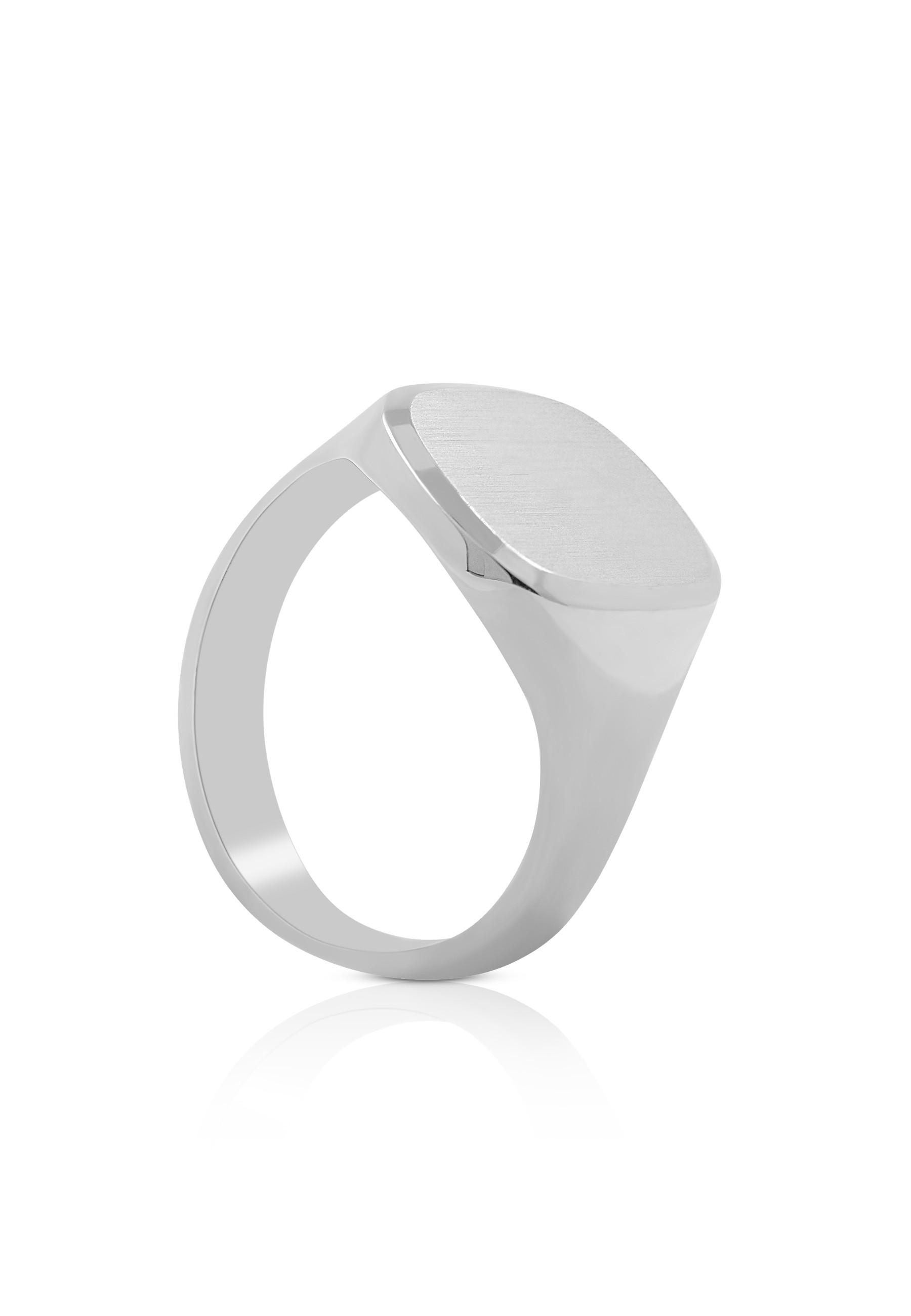 MUAU Schmuck Plattenring Silber 925