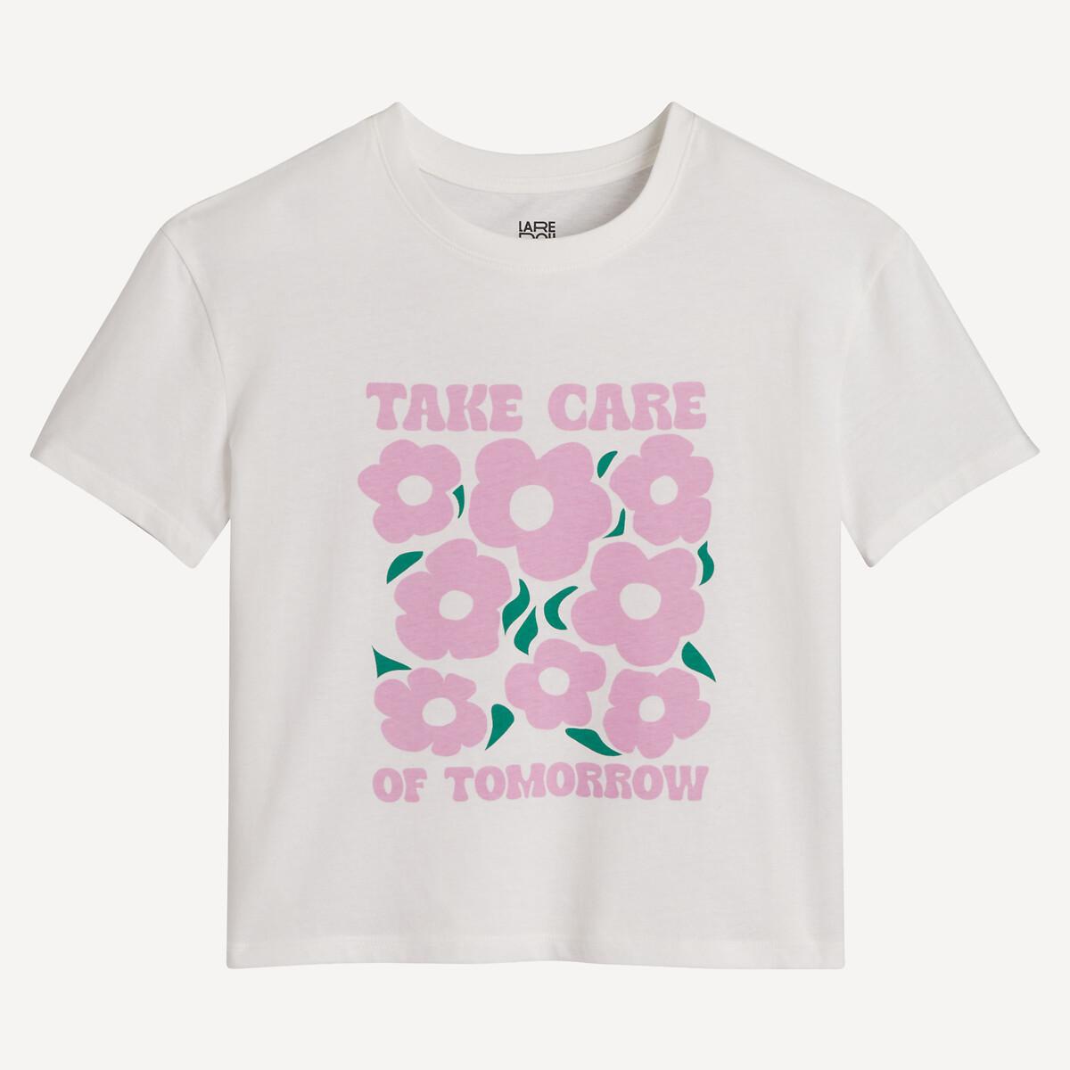 La Redoute Collections T-Shirt mit Blumenprint