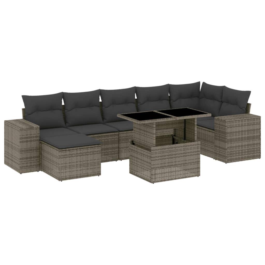 VidaXL Garten sofagarnitur poly-rattan