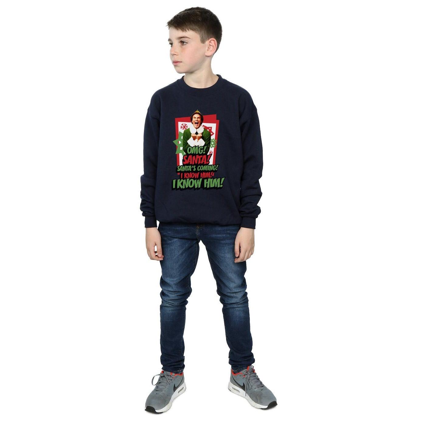 Elf OMG Santa Sweatshirt