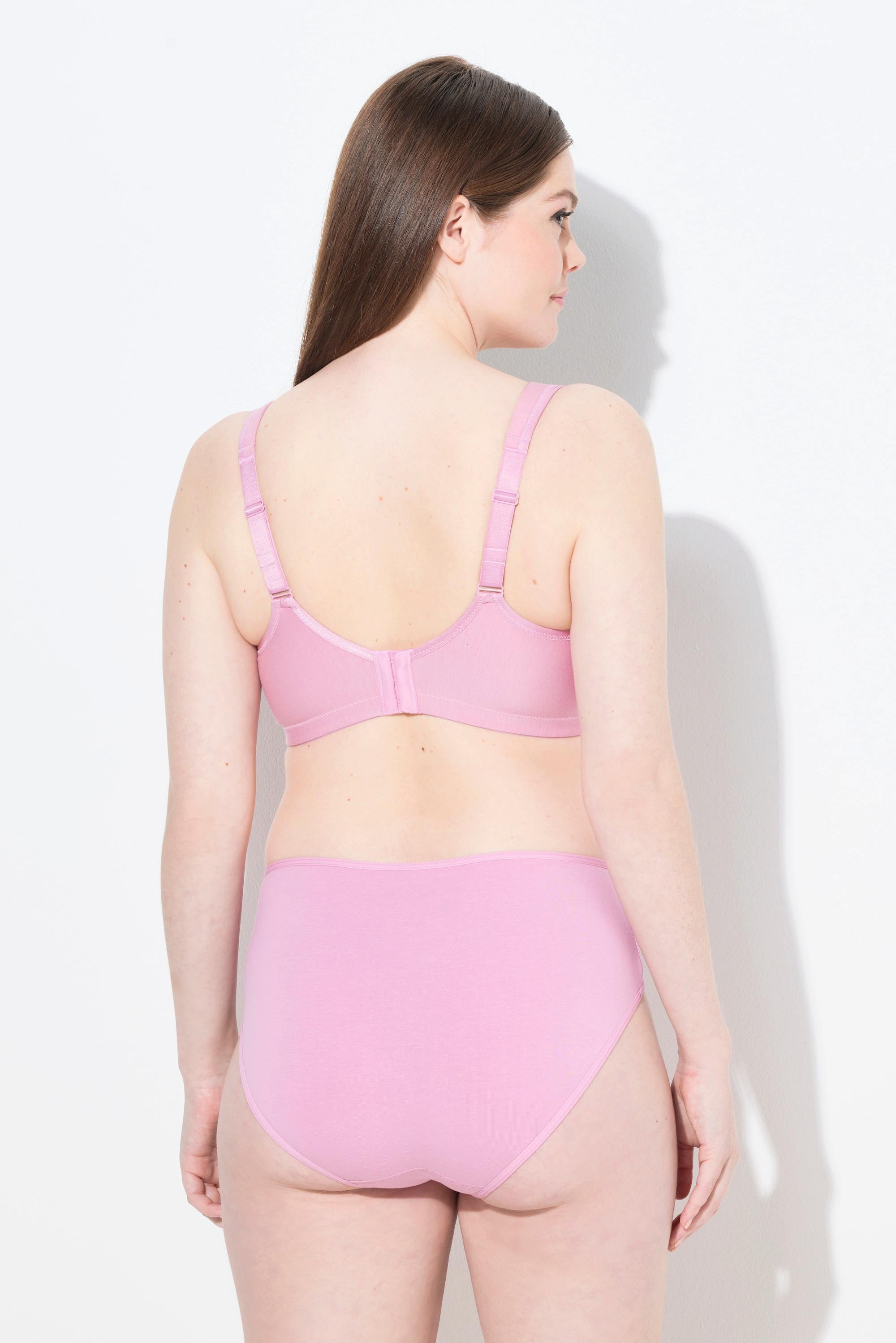 Ulla Popken Entlastungs-BH, bügellos, Blüten/Herzspitze, Cup C - H