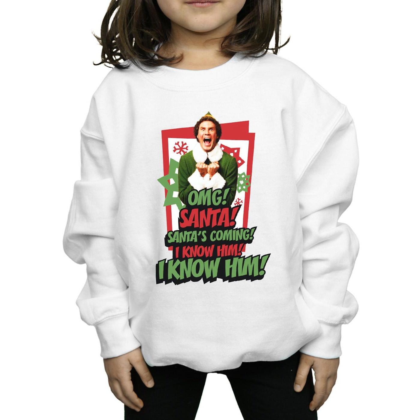Elf OMG Santa Sweatshirt