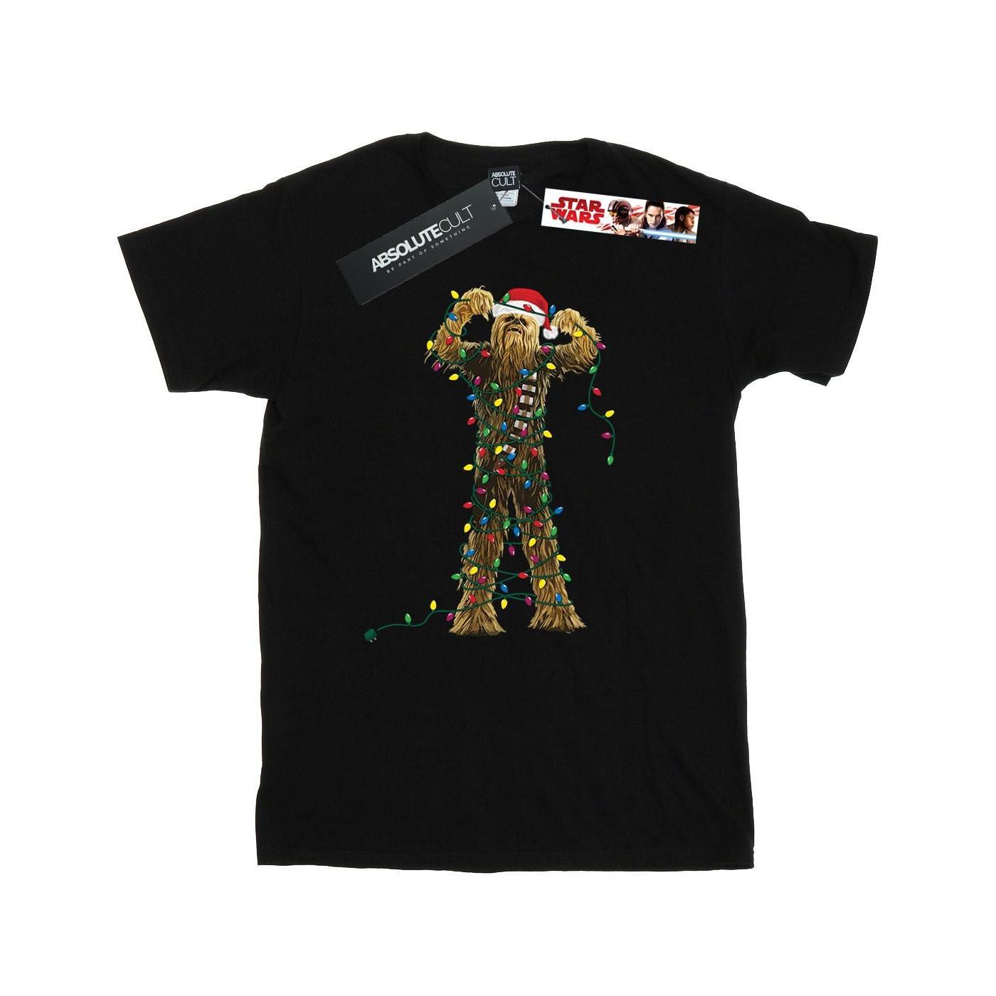 STAR WARS Star Wars Chewbacca Christmas Lights T-Shirt