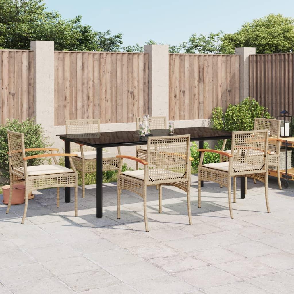 VidaXL Garten essgruppe poly-rattan