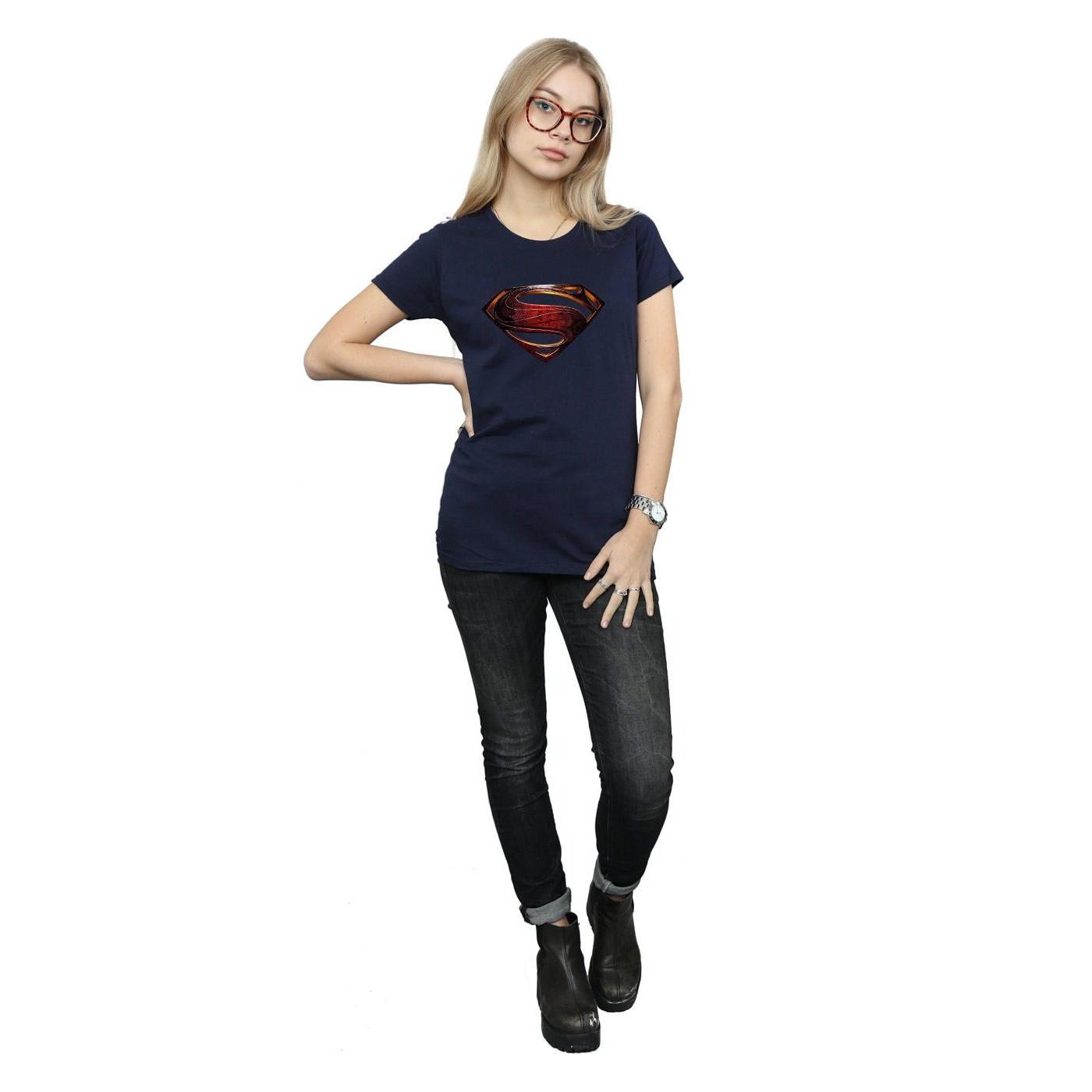 SUPERMAN Distressed Shield Logo T-Shirt