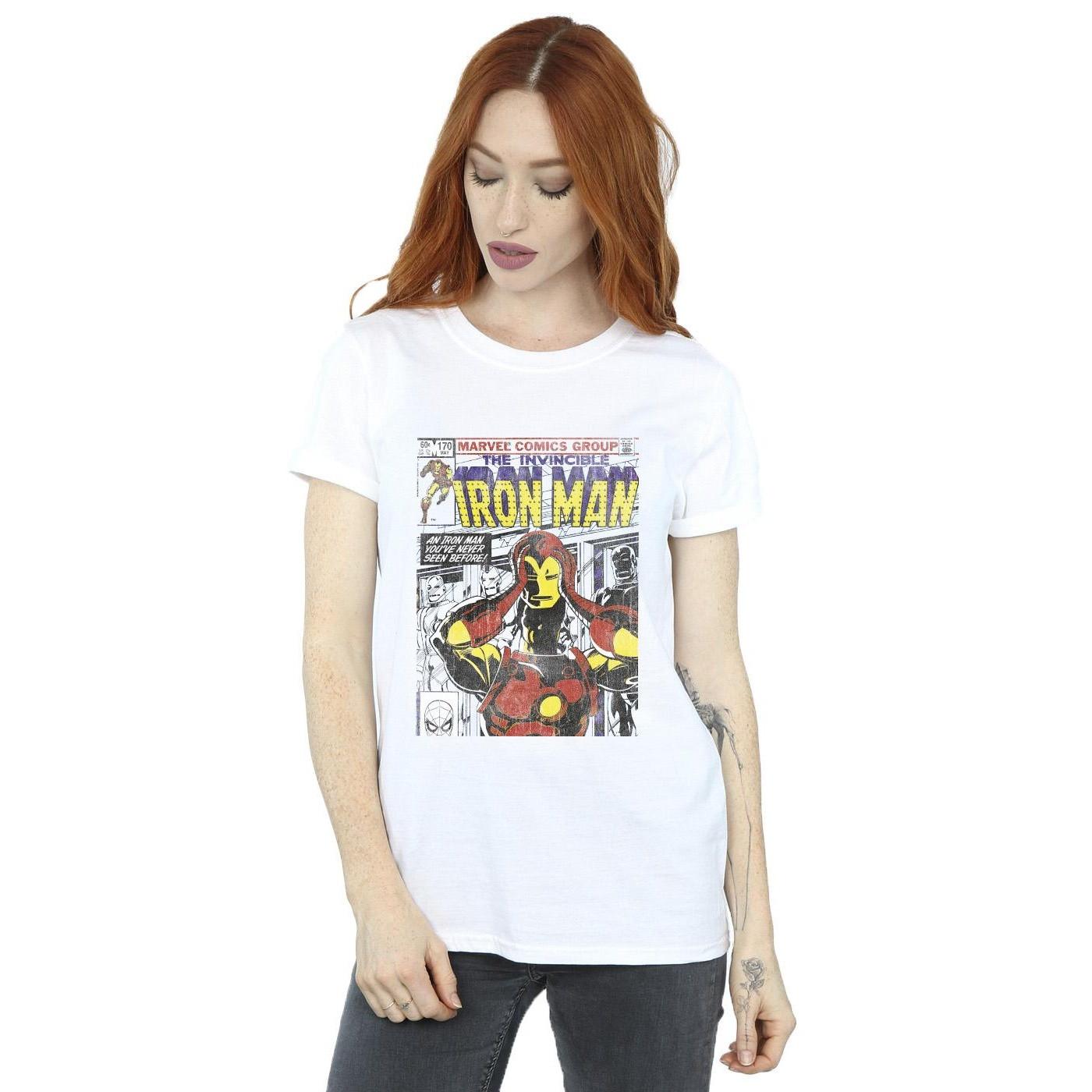 MARVEL Gear Off Iron Man Comic Cover T-Shirt