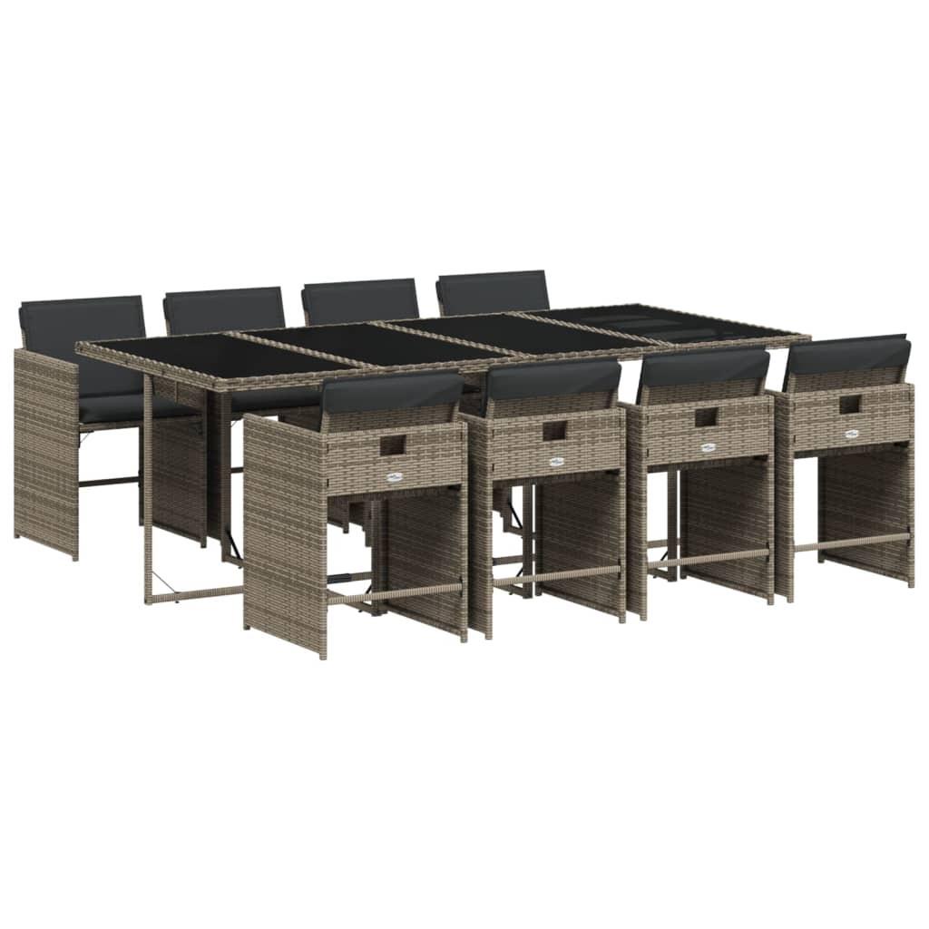 VidaXL Garten essgruppe poly-rattan