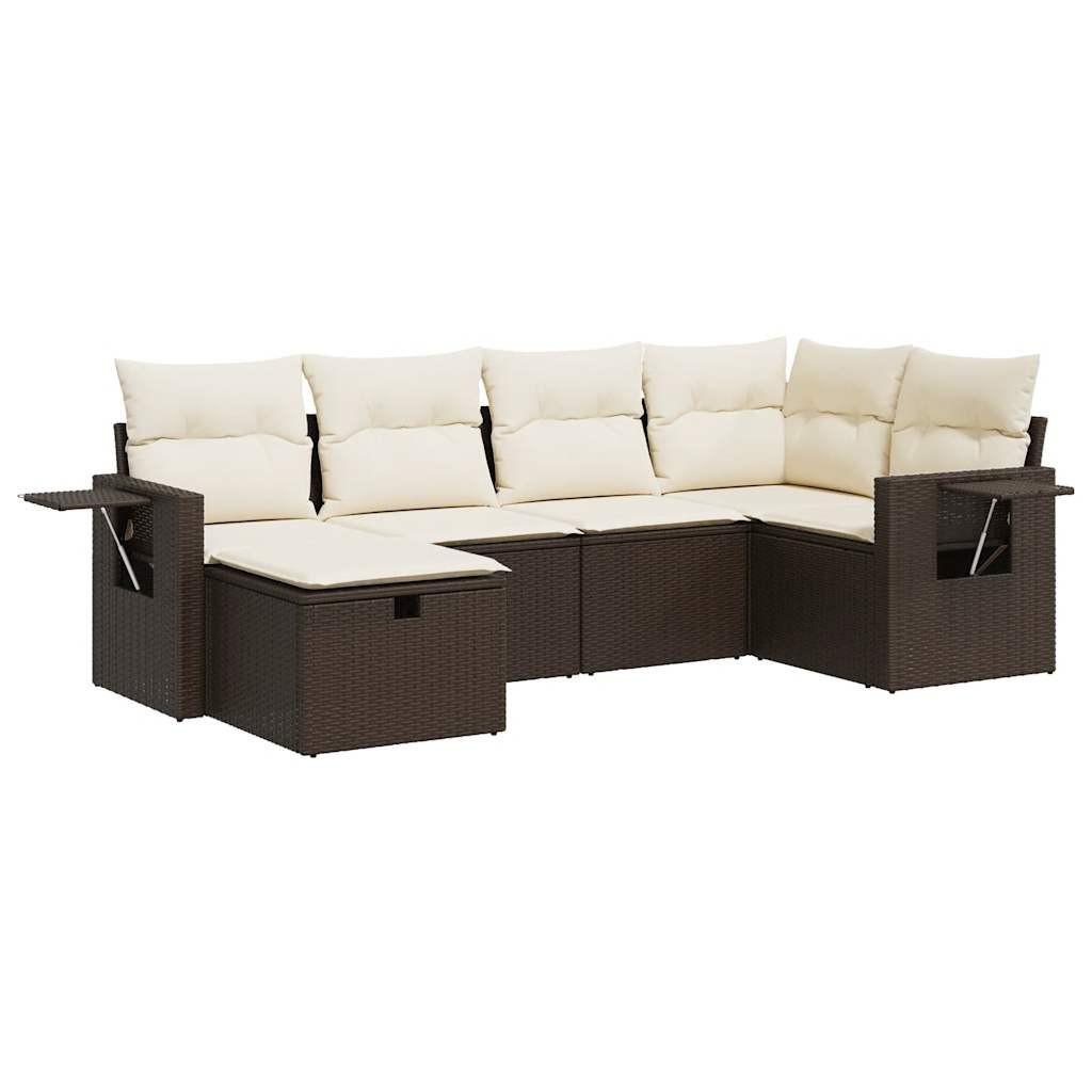 VidaXL Gartensofa set poly-rattan