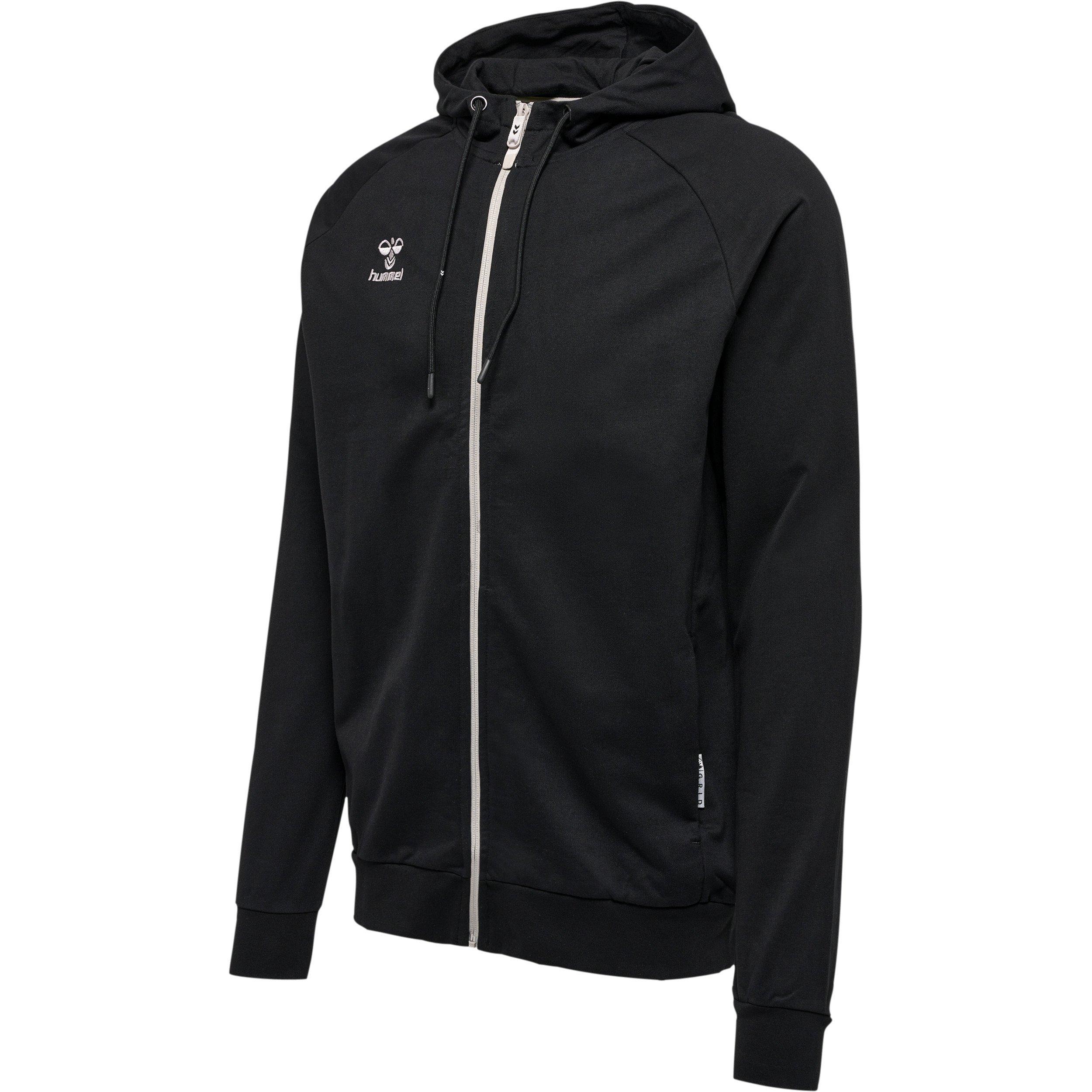 Hummel sweatshirt it kapuze und reißverschluss aus bauwolle, daen huel ove grid