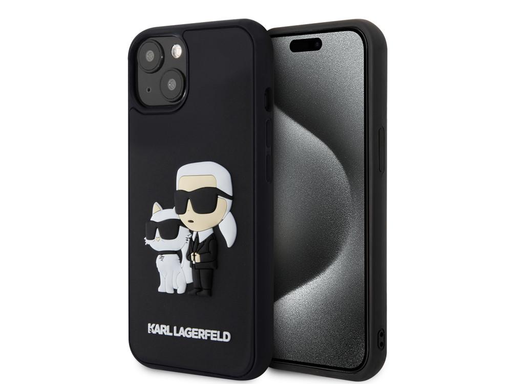 KARL LAGERFELD Hülle iPhone 15 Plus 3D Karl & Choupette