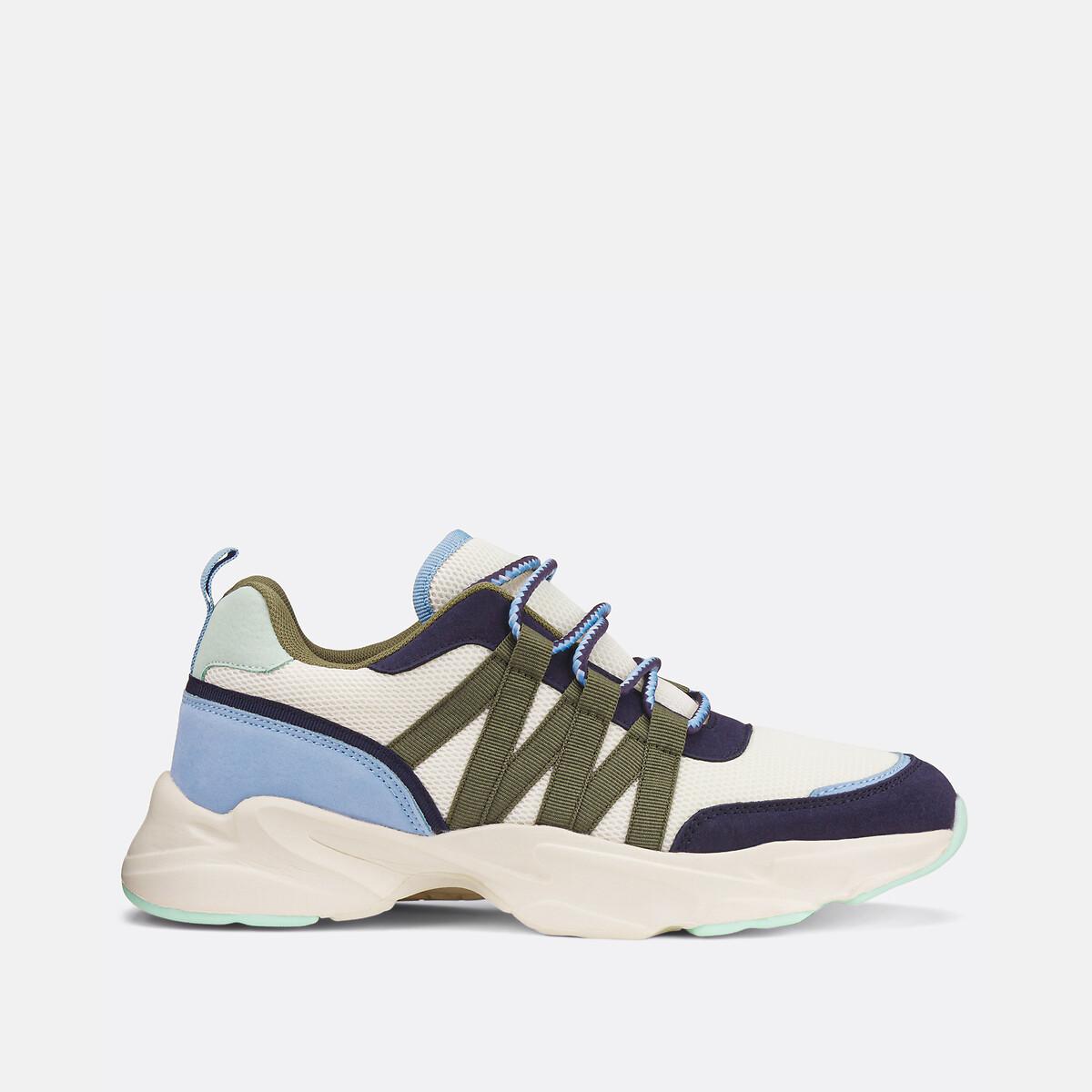 La Redoute Collections Mehrfarbige Sneakers mit dicker Sohle