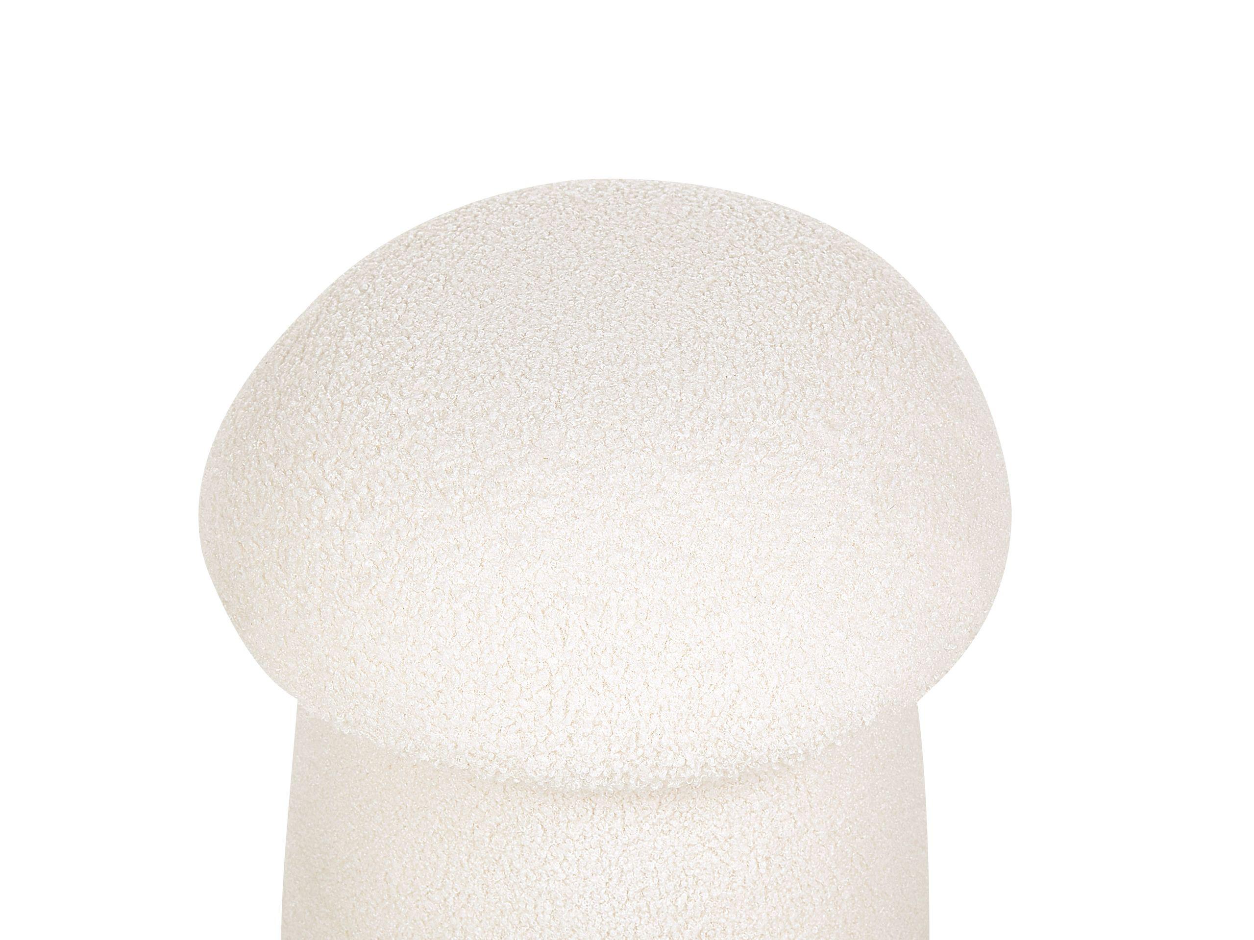 Beliani Pouf aus Bouclé Modern TIOGA