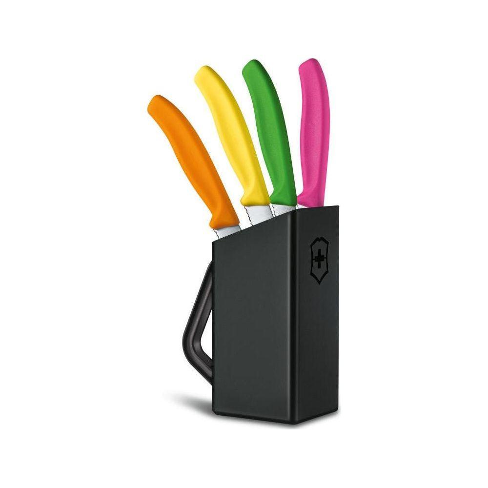 VICTORINOX Messerblock-Set mit Messer SwissClassic