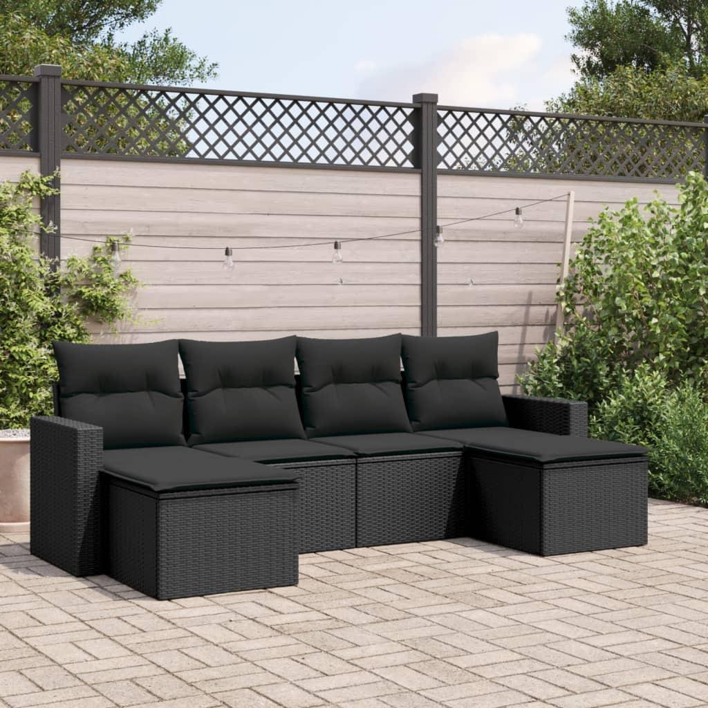 VidaXL Garten sofagarnitur poly-rattan