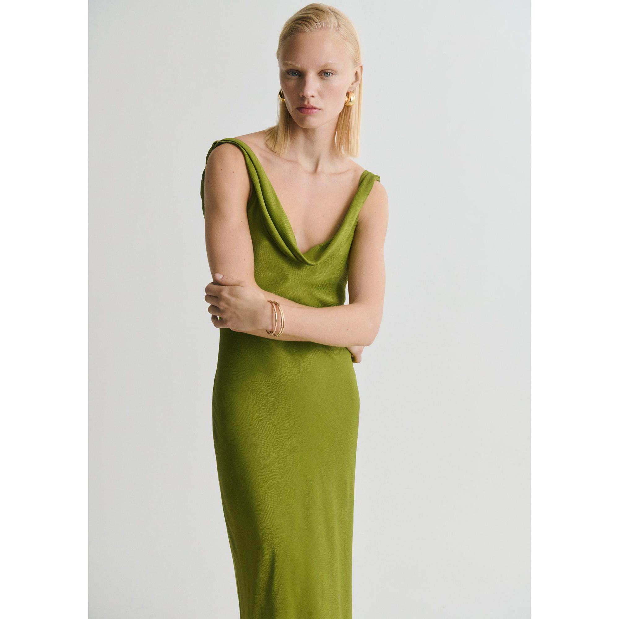 MANGO GRASS Maxi Kleid