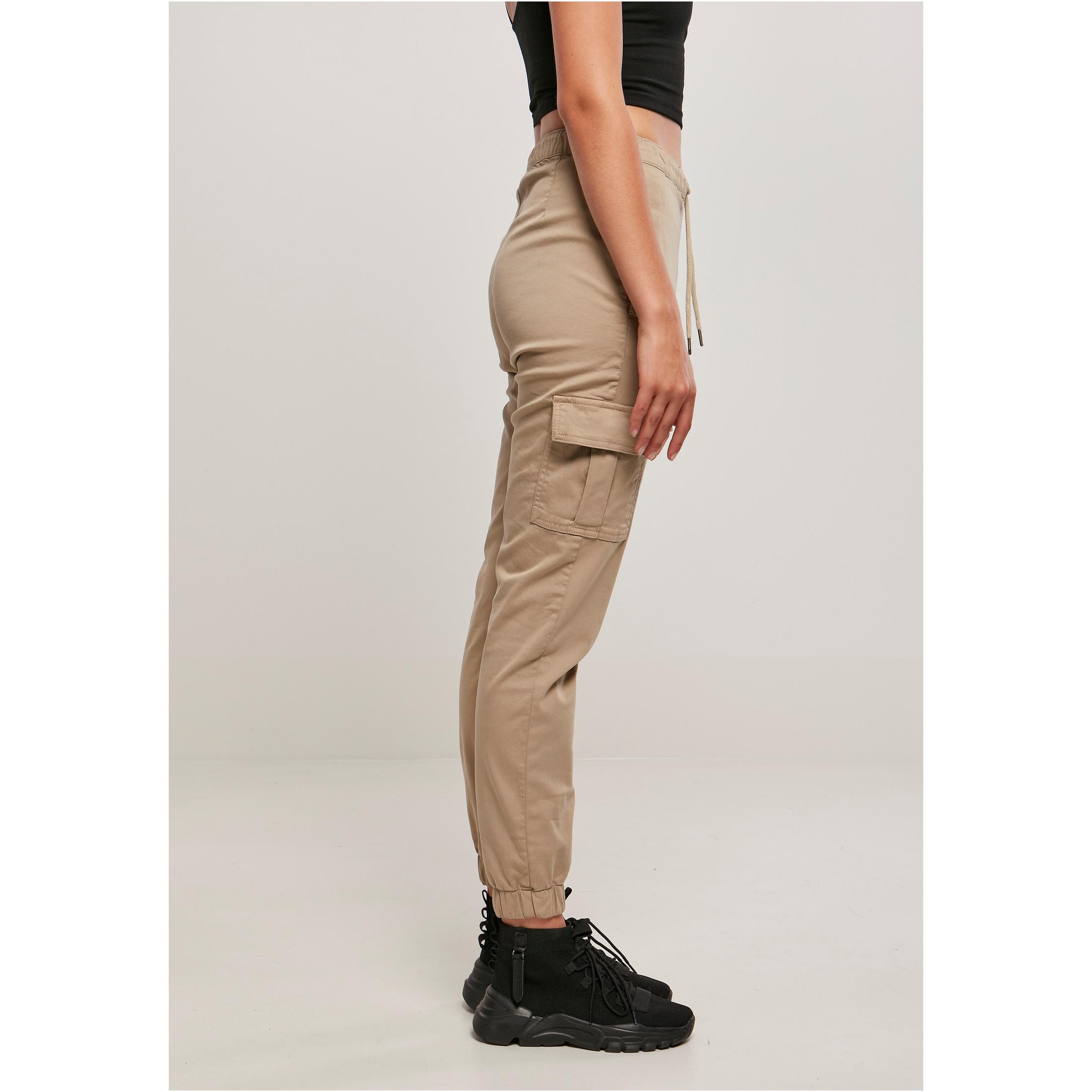 URBAN CLASSICS High Waist Cargo Jogger Hose