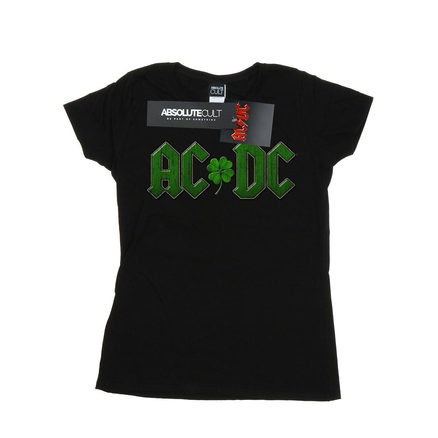 AC/DC ACDC Shamrock Logo Regular Fit T-Shirt