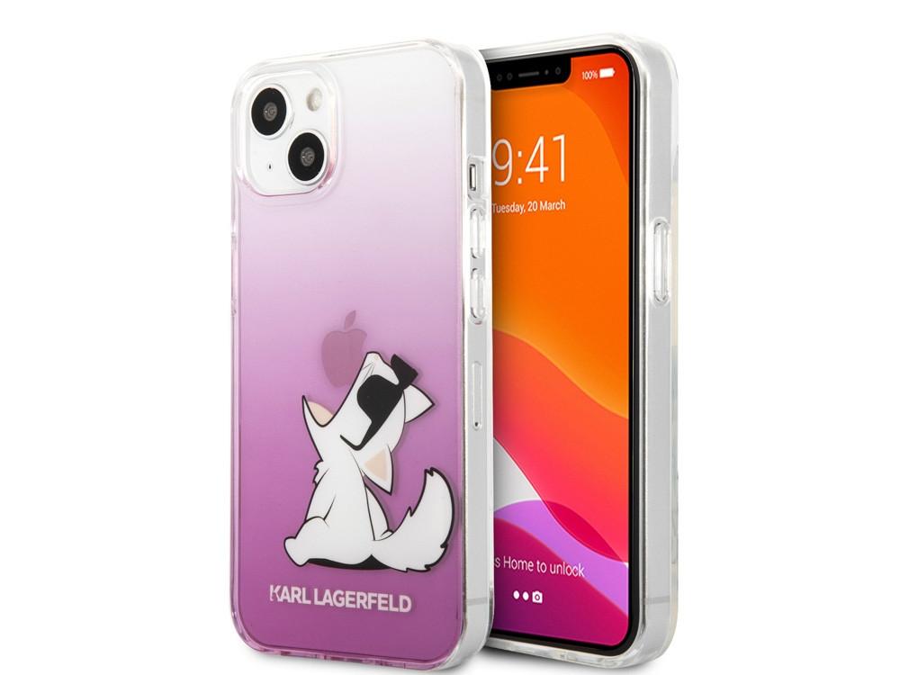 KARL LAGERFELD Hülle Apple iPhone 14 Plus Choupette Eat