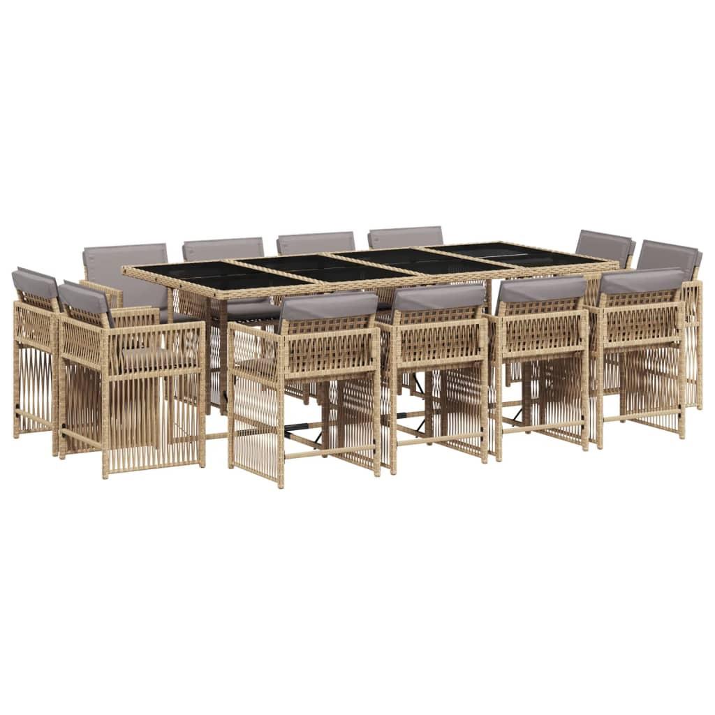 VidaXL Garten essgruppe poly-rattan