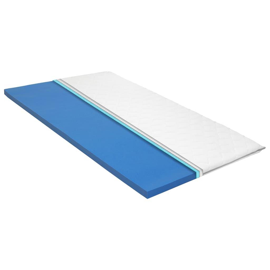 VidaXL Matratzenauflage der schaum