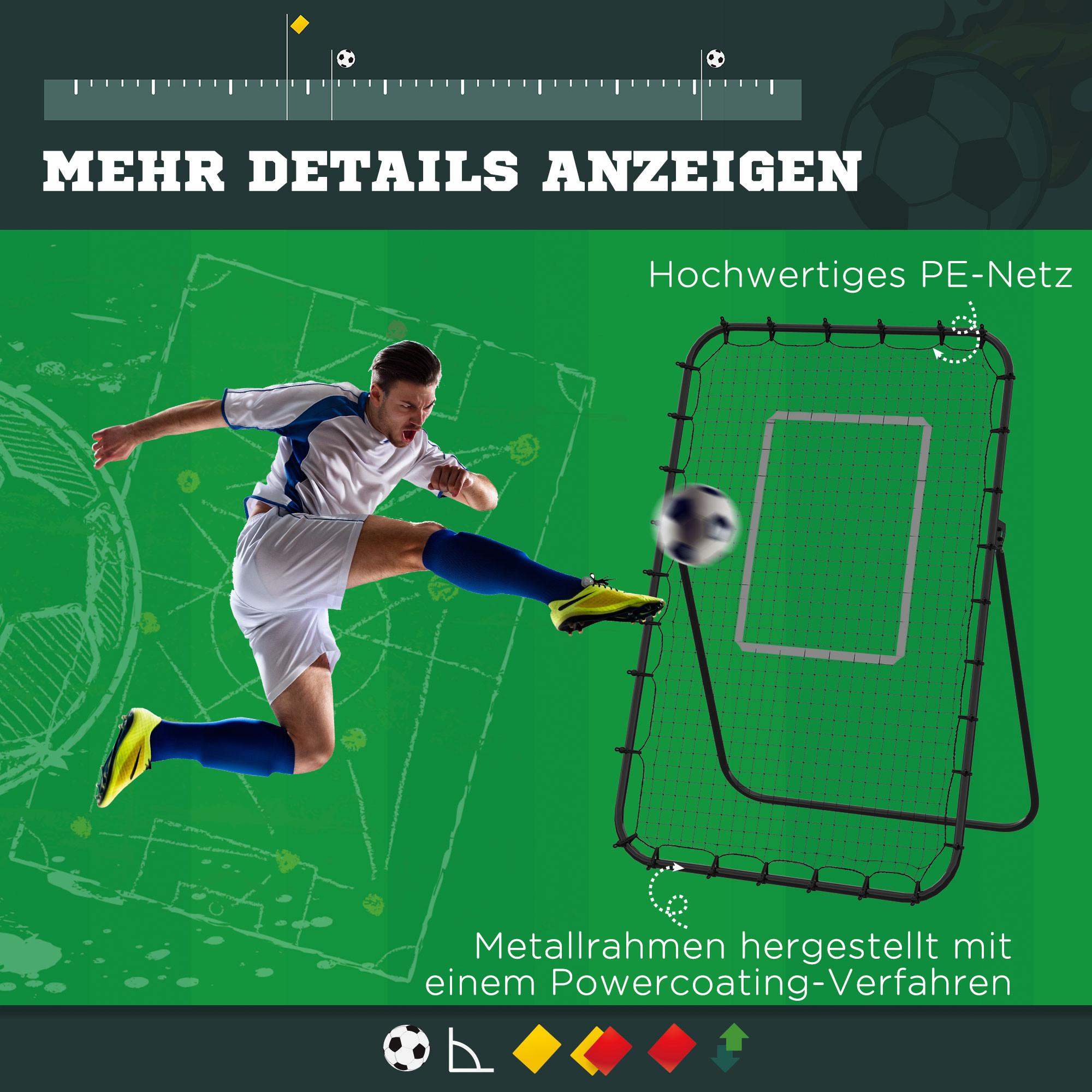 HOMCOM Fußball Rebounder