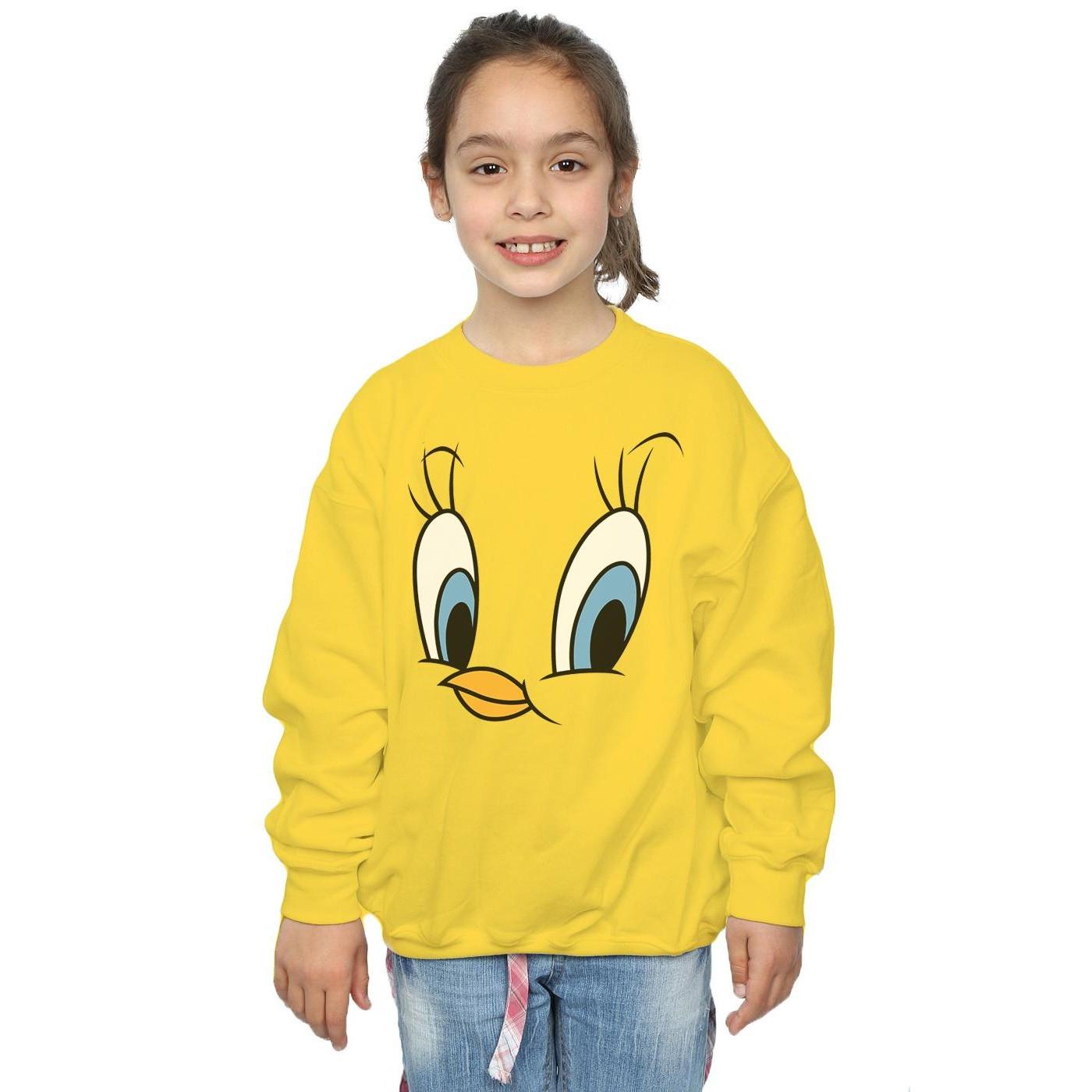 LOONEY TUNES Tweety Pie Face Sweatshirt